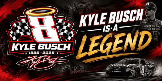 In Honor: Kyle Busch Legend Banner 2ft X 5ft